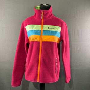 Cotopaxi Jacket Women S Teca Fleece Full Zip Colorblock Gorpcore Hiking Magenta